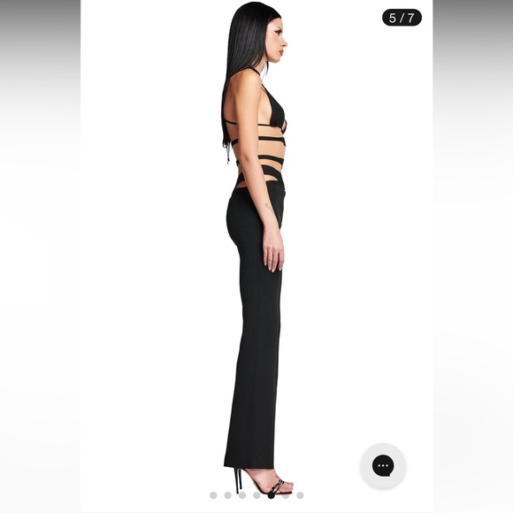 NWOT I.AM.GIA GENIVIEVE TOP - black - Picture 4 of 6